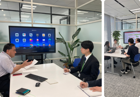 入社前後の豊富な研修制度